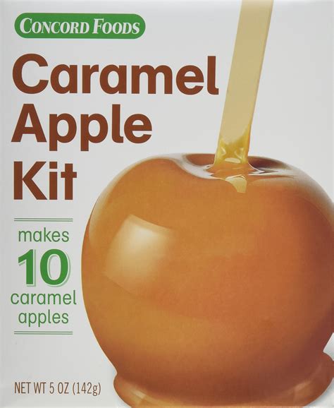 Concord Confections Caramel Apple Kit, 5 oz, 2 Count - Funtober