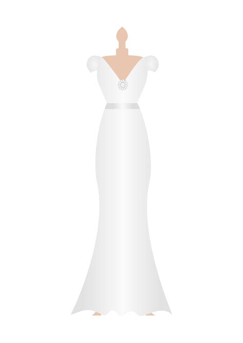 Clipart - Wedding Dress