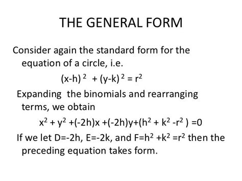 Circle Equation General Form - Tessshebaylo