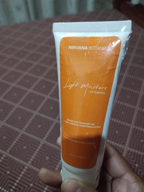 Nirvana Botanics Sunscreen Lotion - Light Moisture UV Defence - 50ml – Glow Beauty