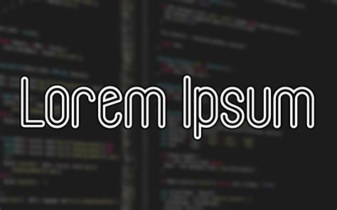 Lorem Ipsum Font by Freebies · Creative Fabrica