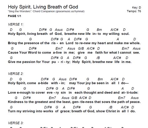 holy spirit | Grace Music