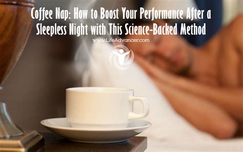 Coffee Nap: How to Boost Your Performance After a Sleepless Night with This Science-Backed Method