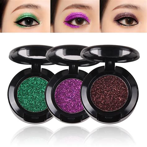 Aliexpress.com : Buy 27 colors Glitter Eyeshadow Diamond Shining Makeup Metallic Eye Shadow ...