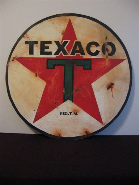 Texaco sign ....I used to see alot of these gas stations. | Antique signs, Old gas stations ...