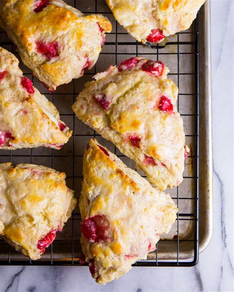 Strawberry Cream Cheese Scones : r/recipes