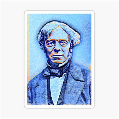 "Michael Faraday Artwork | Michael Faraday Portrait | Michael Faraday Wall Art " Sticker for ...