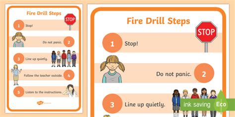 Fire Drill Safety Rules