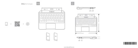 Dell Latitude 7230 Rugged Extreme Tablet | Keyboard for Quick Start Guide