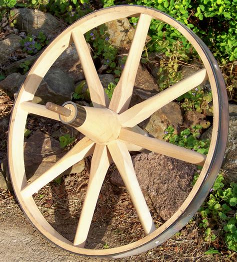 Wooden Wheelbarrow Wheels