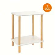 2 story Bedside Table Side Tables High Side Tables Storage - Temu
