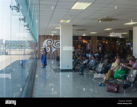 Passengers in departure lounge of Colombo Airport,Sri Lanka Stock Photo - Alamy