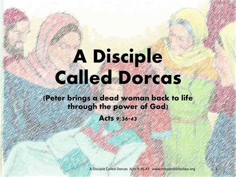 Inspiring Story of Dorcas Being Raised from the Dead