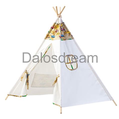 Aliexpress.com : Buy DalosDream Cars Pattern Children Teepee Tent Kids Play Tent Soft Canvas ...