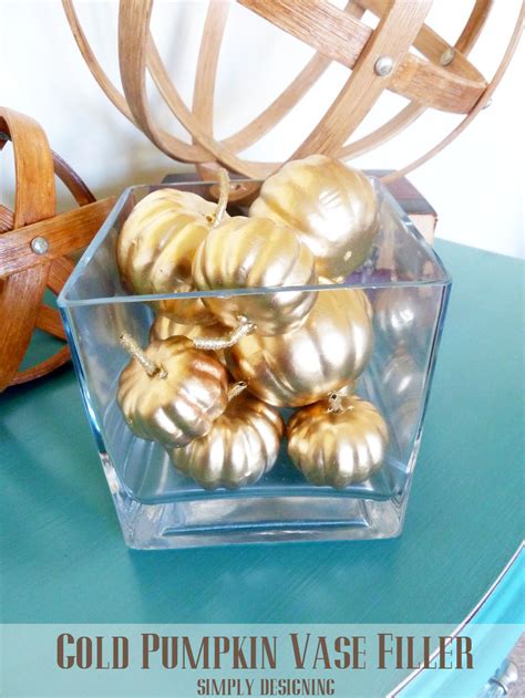 Gold Pumpkin Vase Filler {Pottery Barn Knock-Off}