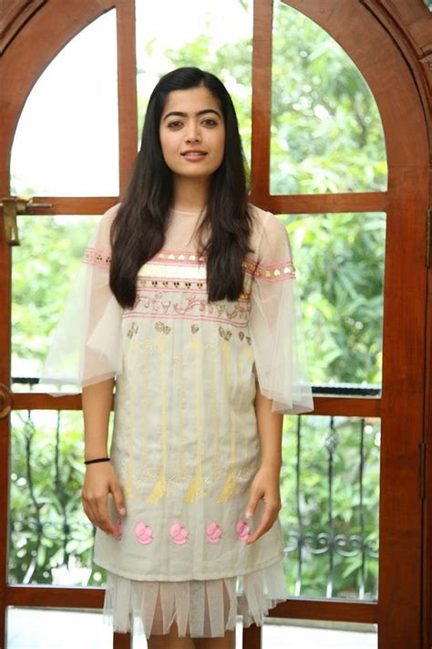 Rashmika Mandanna stills at Dear Comrade interview - South Indian Actress