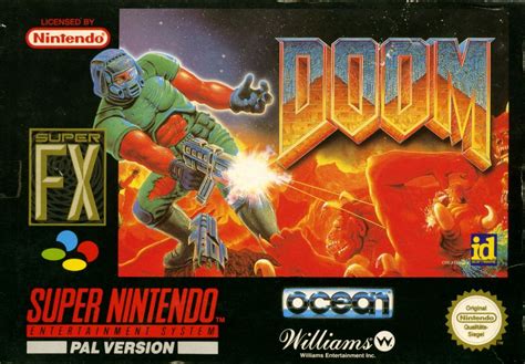 DOOM (1995) SNES box cover art - MobyGames