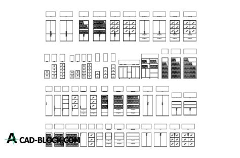 CAD Office File Cabinets DWG - Free download in Autocad DWG