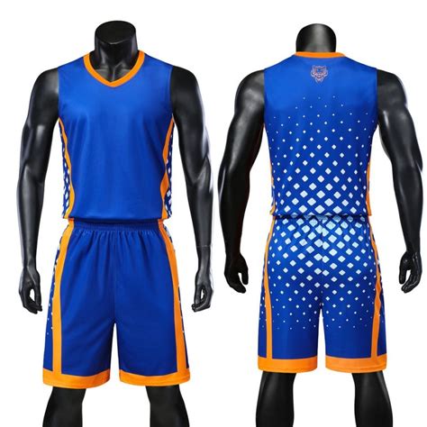 Personality Reversible Men Basketball Jerseys Sets Team Uniforms Sports ...