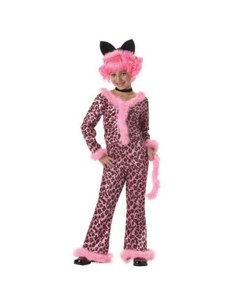 Child's Pink Sassy Cat Costume | Costumeish – Cheap Adult Halloween ...