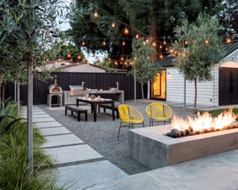 Top 40 Best Gravel Patio Ideas - Backyard Designs