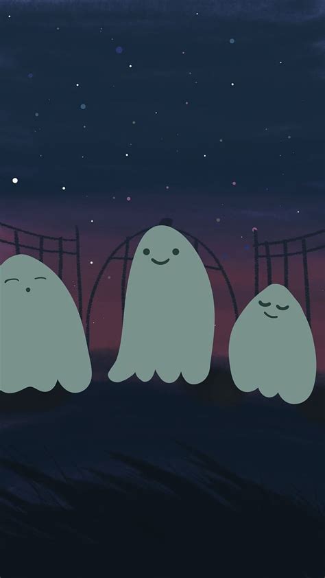 Aesthetic Ghost in 2021. , Ghost cartoon, background. background, Ghost ...