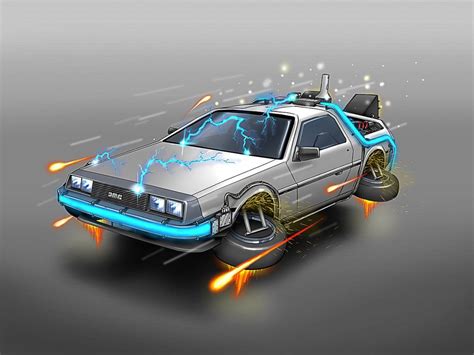 Delorean Time Machine Fan Art