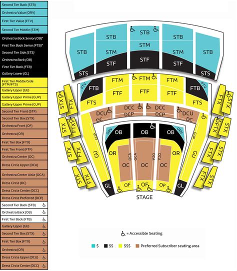 symphony hall seating chart Boston symphony hall interactive seating ...