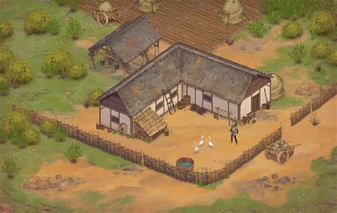 Elliot Concept art - Cross section medieval farmer house