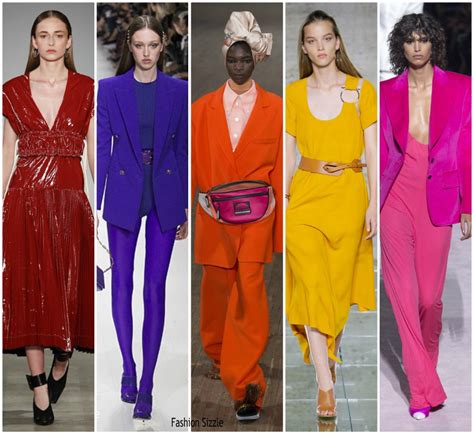 Spring 2018 Runway Fashion Trend – Bold Colors - Fashionsizzle