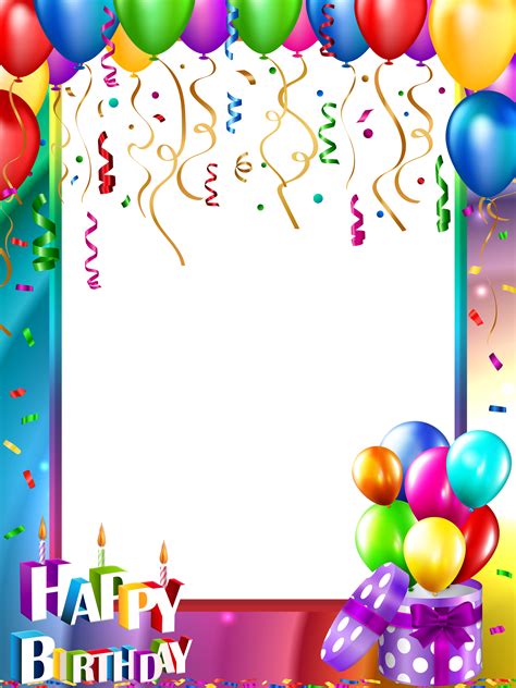 Birthday Frame Png Hd - frame-png