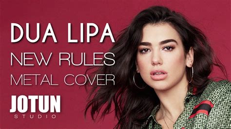 Dua Lipa New Rules Album Cover