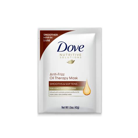 Dove Nutritive Solutions 1.5 Fl. Oz. Anti-Frizz Oil Therapy Mask - Walmart.com