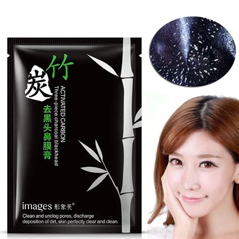 charcoal nose blackhead removal mask ,Original Facial care blackhead mask,pore clean, go black ...