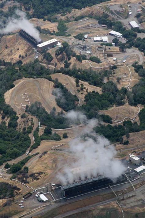 Geysers Geothermal field, California (vertical) – Geology Pics