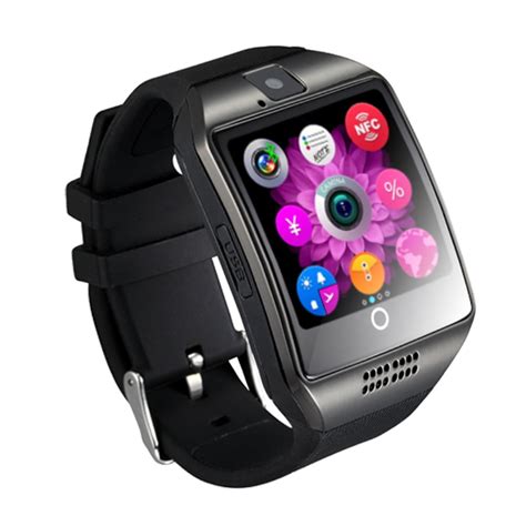 Bluetooth Smart Watch Phone GMS GPRS 1.54inch Screen for Android Black ...