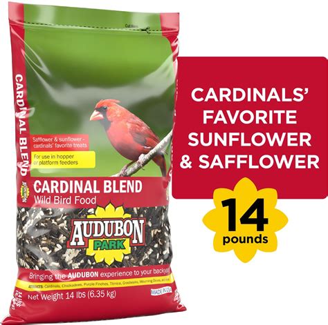 AUDUBON PARK Cardinal Blend Wild Bird Food, 14-lb bag - Chewy.com