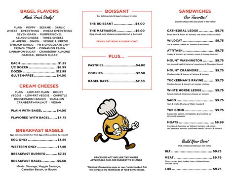 Our Menu — Bagels Plus