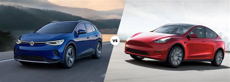 2021 VW ID.4 EV vs. 2021 Tesla Model Y | Electric SUV Comparison