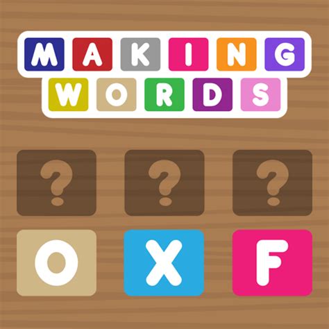 Making Words - Play Making Words Online for Free at NGames