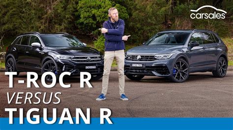 2023 Volkswagen T-Roc R v VW Tiguan R Grid Edition Comparison | It’s an SUV family feud - YouTube