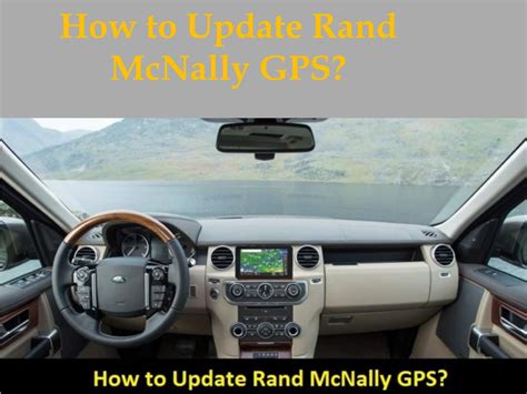 How to Update Rand McNally GPS? | Gps, Online support, Tech support