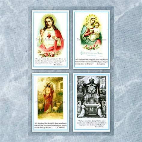 Funeral Holy Cards - Saint Joseph's Press