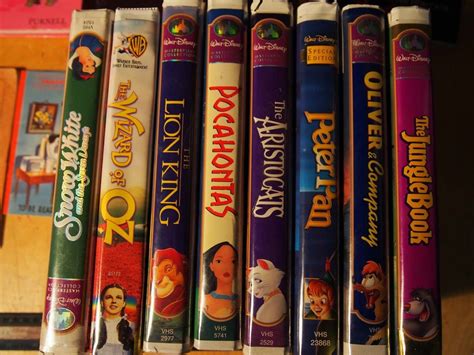 Lot of Disney VHS Tapes (One Warner Bros) and Children’s Books - Bodnarus Auctioneering