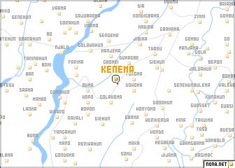 Kenema (Sierra Leone) map - nona.net