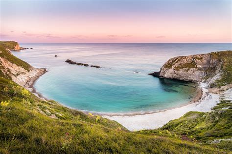 Lulworth cove Dorset sunset - Fine art print - Ben Harrison Photography