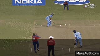 Yuvraj Singh 6 sixes in 6 balls against Stuart Broad on Make a GIF