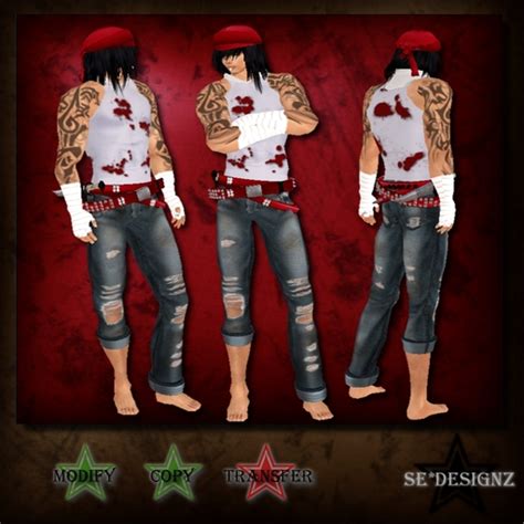 Second Life Marketplace - [SE*Designz] Banditos Outfit