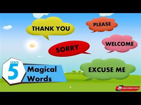 Magic Words for Kids | Good manners | Sorry, Please, Thank You, etc. - Go IT