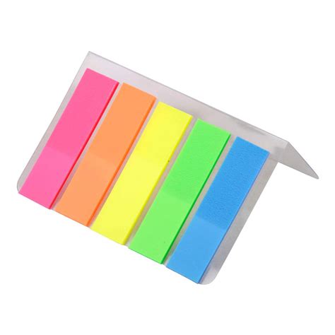 Semi Transparent Sticky Note (Paper Flag) 5 Colours - August School & Office Stationery